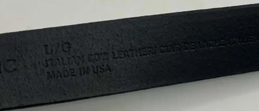 Banana Republic Italian Cow Leather Black Belt